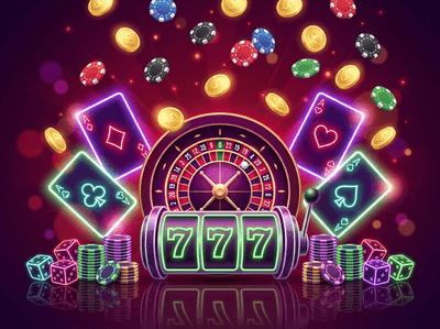 Isang propesyonal na digital casino interface na may modernong industrial metallic na disenyo
